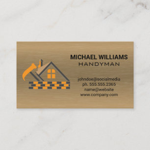 Construction Logo Builder Architect Business Card