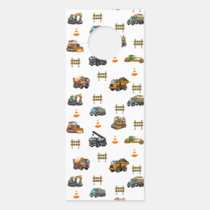 Construction machinery door hanger