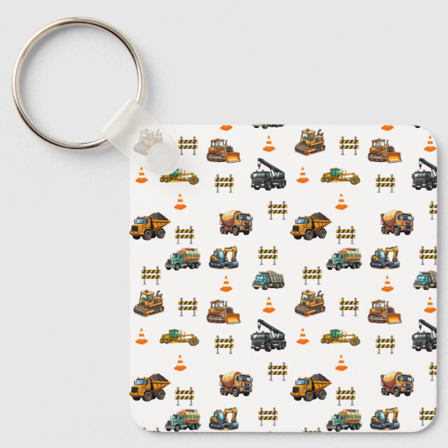 Construction machinery  key ring (Front)