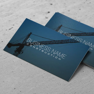 Construction Modern Professional Business Card