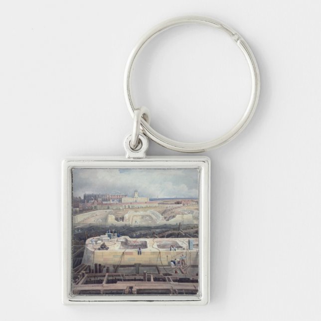 Construction of Docks Key Ring (Front)