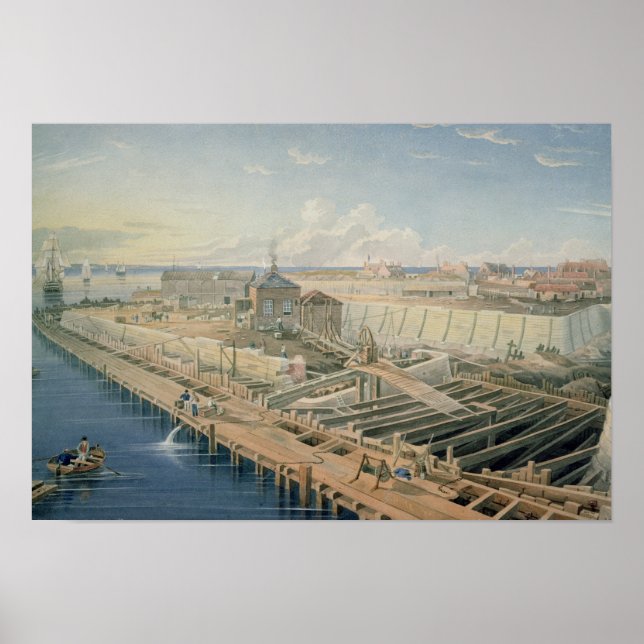 Construction of Docks Poster (Front)