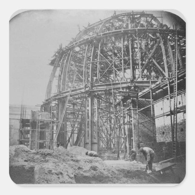 Construction of the British Museum Reading Square Sticker (Front)