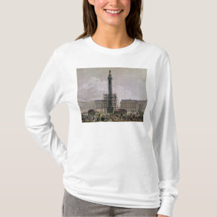Construction of the Vendome Column in 1803-10 T-Shirt