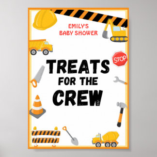 Construction Party Sign, Birthday, Baby Shower Poster