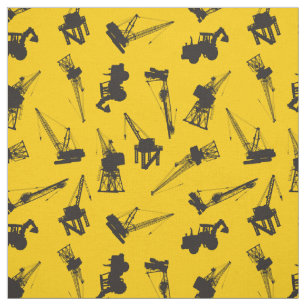 Construction Pattern Fabric