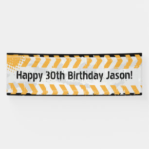 Construction Personalised Birthday Banner