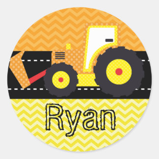 Construction Personalised Sticker