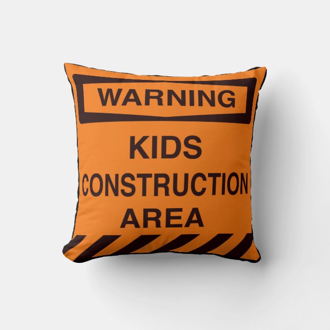 Construction Pillow (Front)