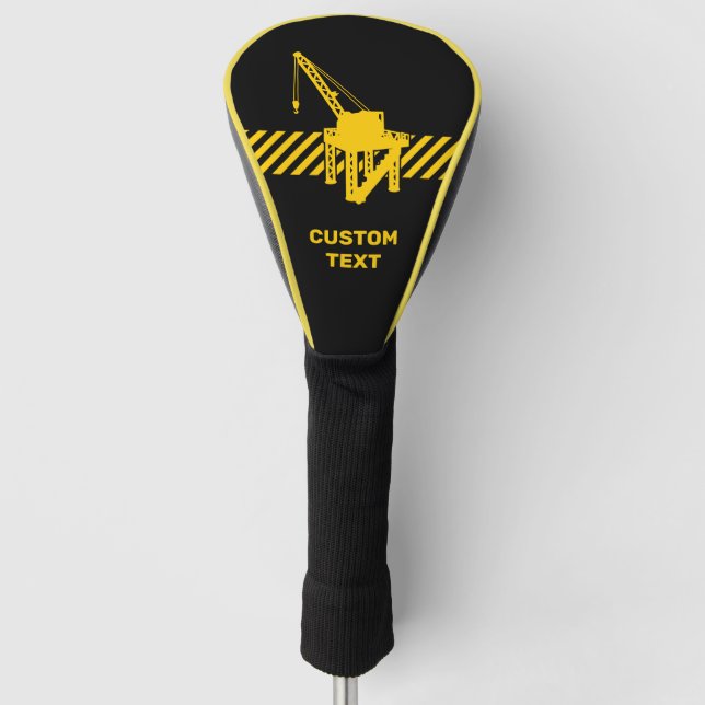 Construction Platform Golf Head Cover (Front)