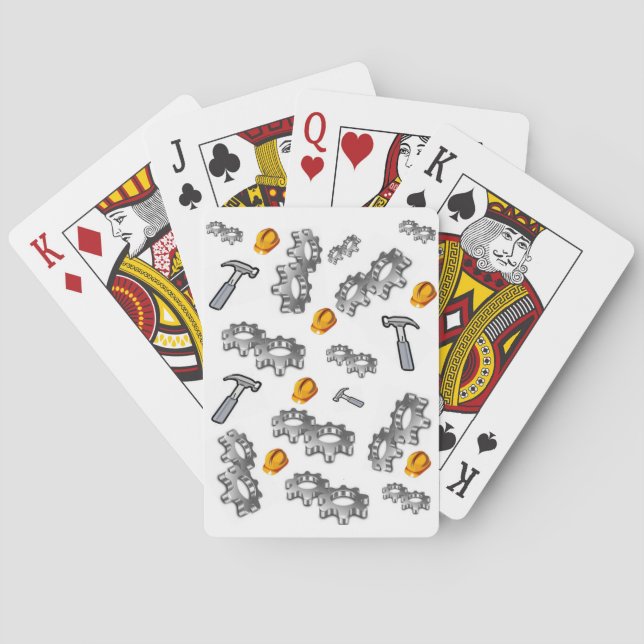 Construction Playing Card Deck (Back)