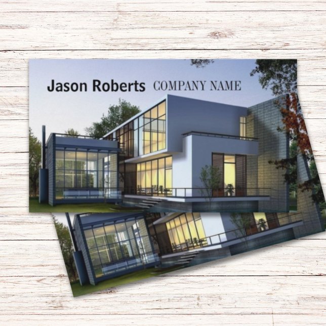 Construction Real Estate Renovation Contractor Business Card (Construction Real Estate Renovation Contractor Business Card)