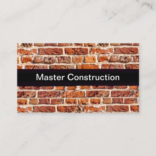 Construction Remodeling Business Card (Front)