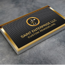 Construction Remodeling Custom Gold Logo Metallic