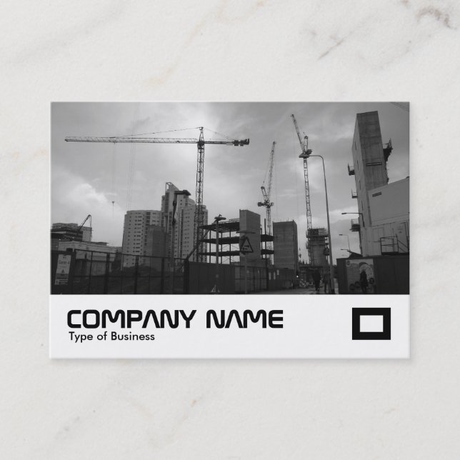 Construction Site Business Card (Front)
