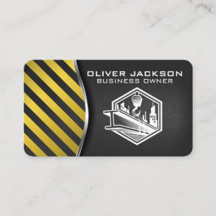 Construction Site   Developer   Contractor Business Card