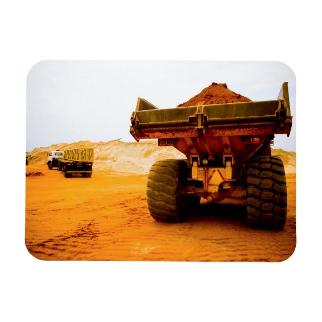 Construction Site, Luanda, Luanda Province Magnet (Horizontal)