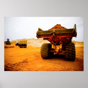 Construction Site, Luanda, Luanda Province Poster