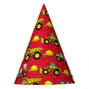 Construction Site Paper Party Hats