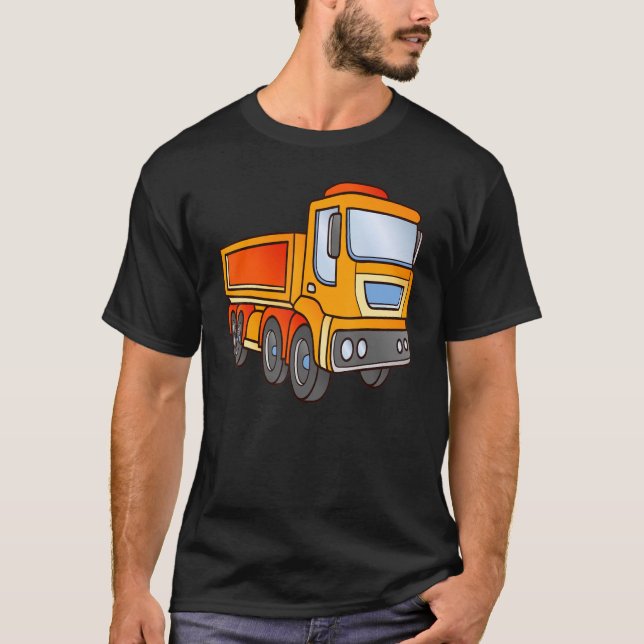 Construction Site Toddlers Kids T-Shirt (Front)