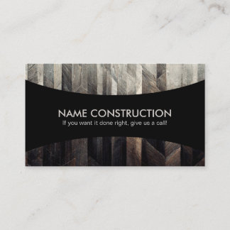 Construction Slogans Business Cards