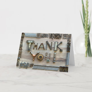 Construction Thank You Photo Card