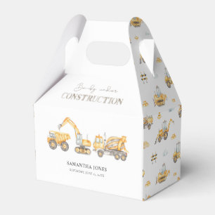 Construction Theme Baby Shower Favour Box