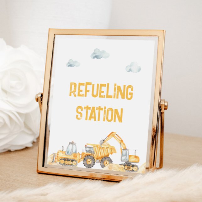 Construction Theme Birthday Food Sign (Creator Uploaded)