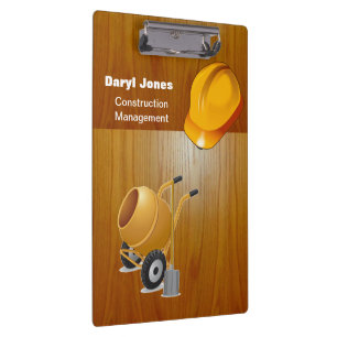 Construction Theme Clipboards