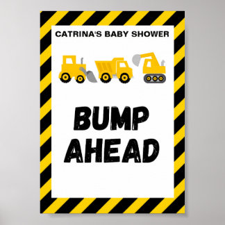 Construction themed party Sign