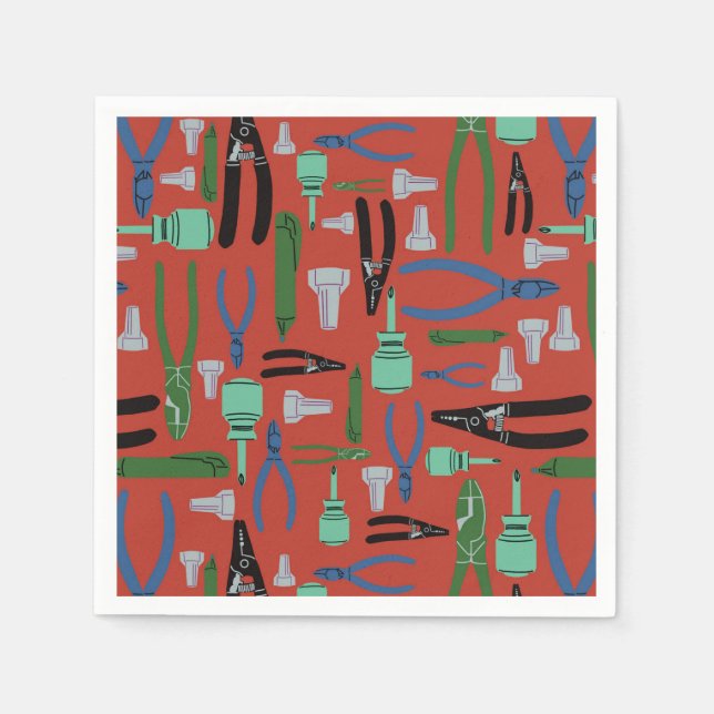 Construction Themed Professional Napkin (Front)