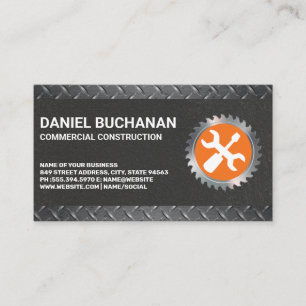 Construction Tools   Plated Steel   Builder Tools Business Card