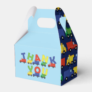 Construction Truck Baby Shower Favour Box