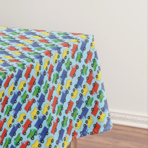 Construction Truck Baby Shower Tablecloth