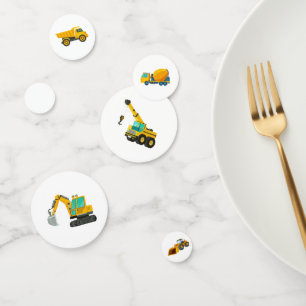 Construction Truck Birthday Party Decoration Confetti