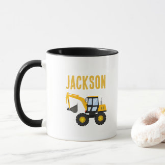 Construction Truck Birthday | Personalized Décor Mug