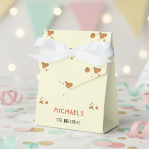 Construction truck boy birthday favour box