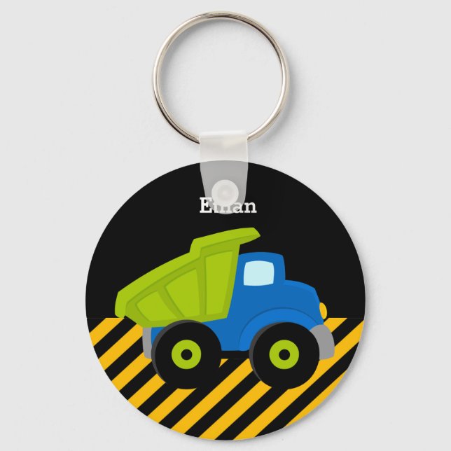 Construction Truck Key Ring (Front)