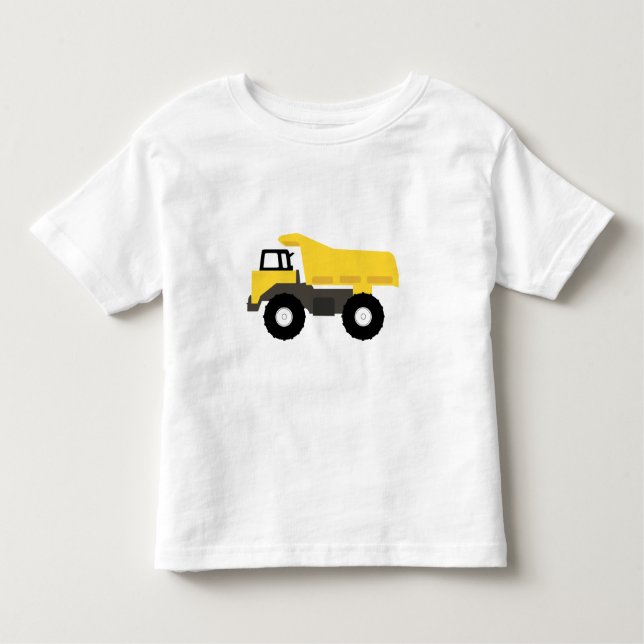 Construction Truck Toddler T-Shirt (Front)