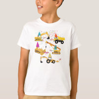 Construction Trucks Birthday Party Pattern