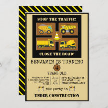 Construction Trucks | Kid Birthday Party Decor