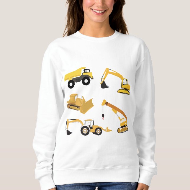 Construction Trucks Sweatshirt (Front)