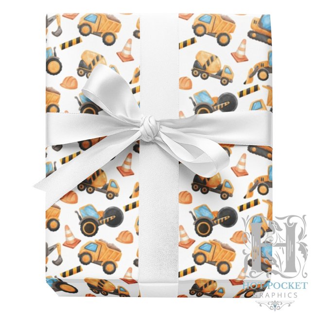 Construction Trucks Wrapping Paper (Creator Uploaded)