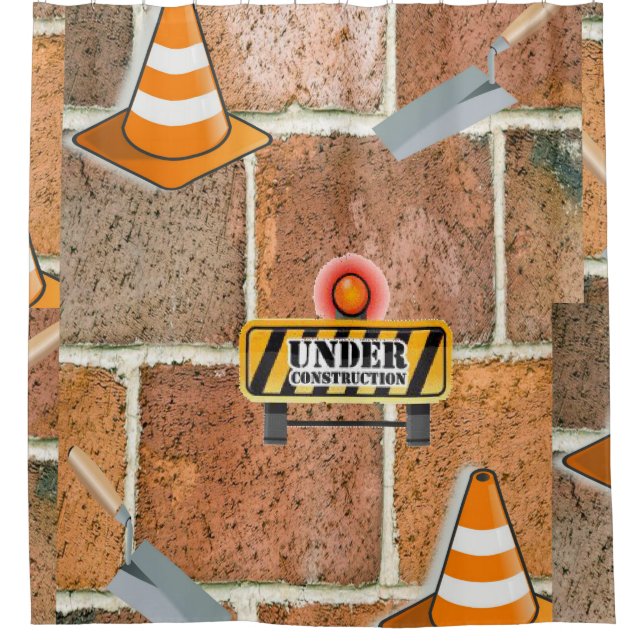 Construction under shower curtain (Front)