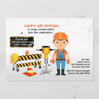 Construction Under Way Invitation