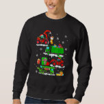 Construction Vehicle Christmas Red Trucks Winter B Sweatshirt<br><div class="desc">Construction Vehicle Christmas Red Trucks Winter Boys Kids 1</div>