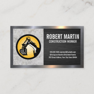 Construction Vehicle Dozer Appointment Card