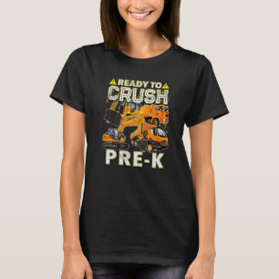 Construction Vehicles Back To School  Ready To Cru T-Shirt