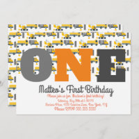 Construction Vehicles Birthday Dump Big One