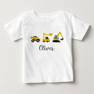 Construction Vehicles – Dump Truck Baby T-Shirt
